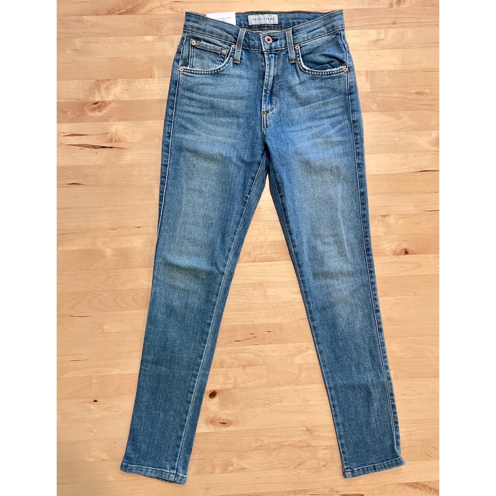 Butt Lifting NWT James Jeans Twiggy Ankle Skinny Jeans 24 Melrose Clean Wash